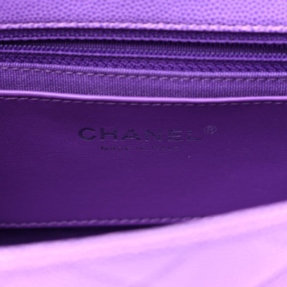 Chanel Shaded Caviar Quilted My Everything Small Flap Purple Light Purple 6 of 12