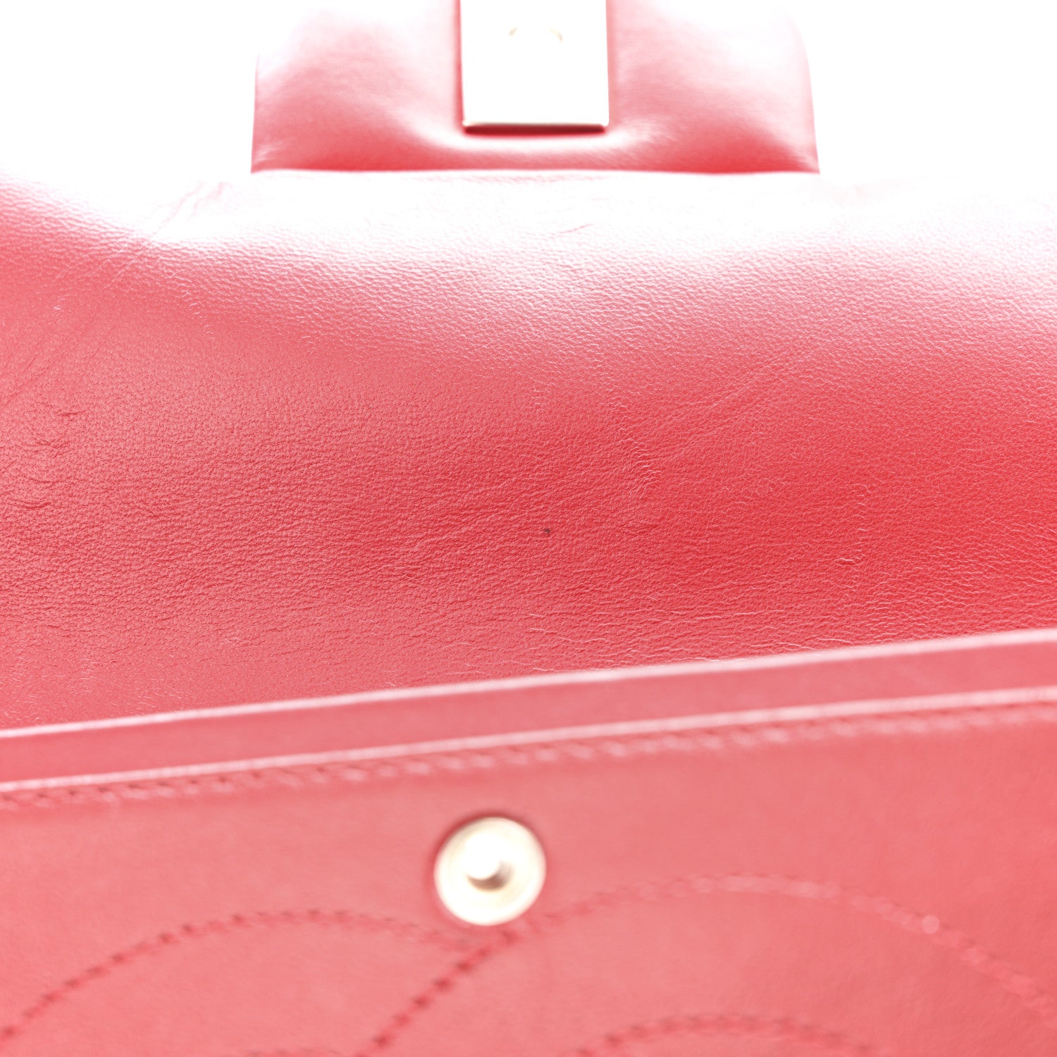 Chanel Patent Quilted Maxi Double Flap Red 13 of 13