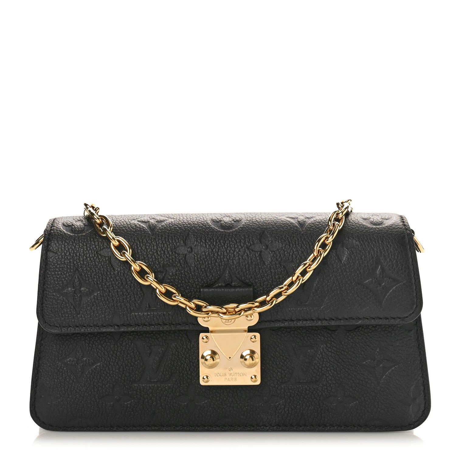 Louis Vuitton Empreinte Metis Wallet On Chain Black 1 of 8