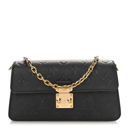 Louis Vuitton Empreinte Metis Wallet On Chain Black 1 of 8