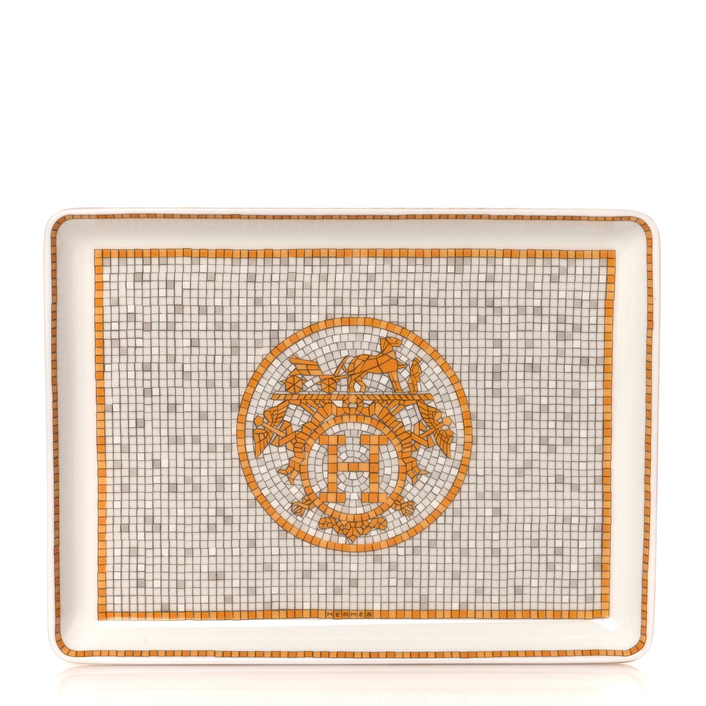 Porcelain Mosaique au 24 Gold Sushi Plate