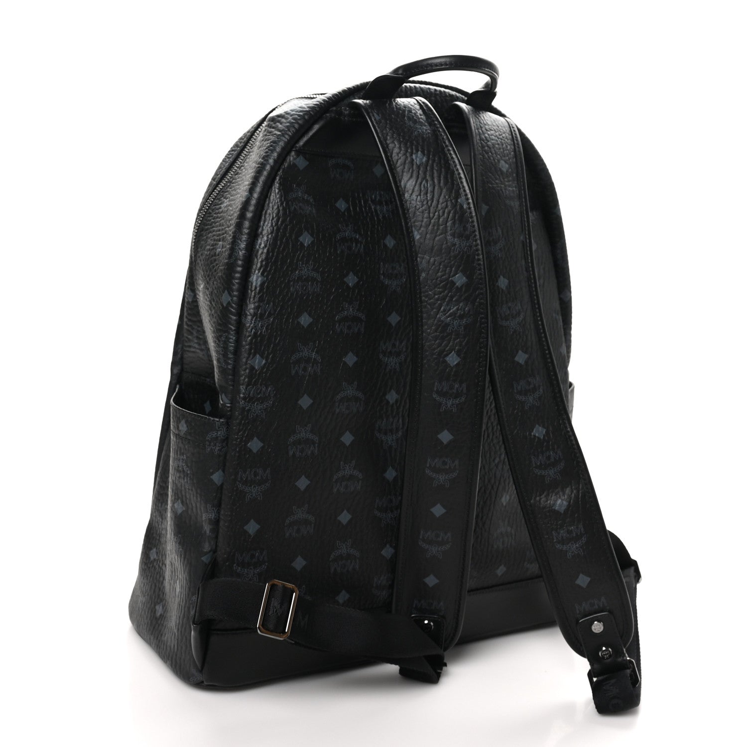 MCM Visetos Large Stark Backpack Black 3 of 9