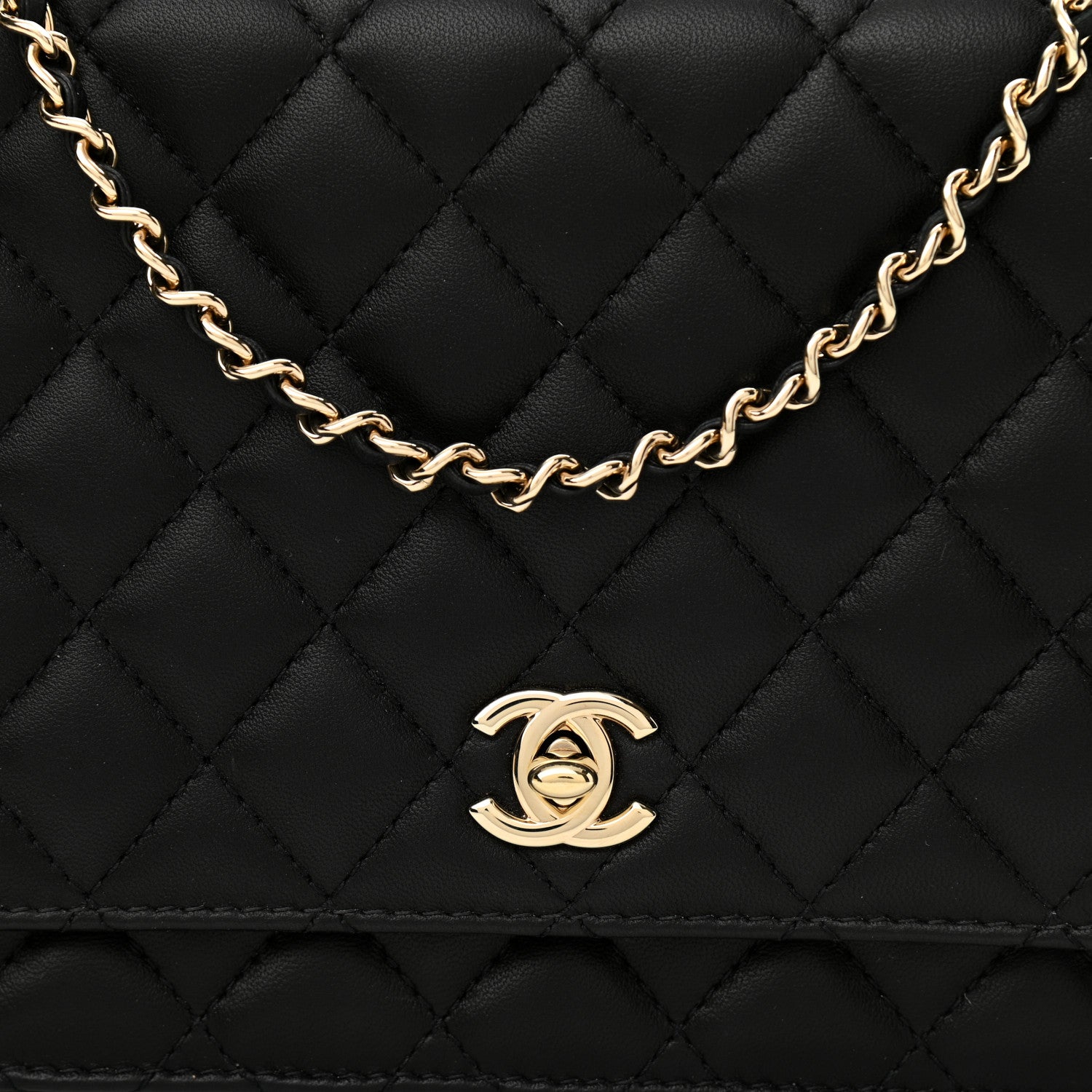 Chanel Lambskin Quilted Fantasy Pearl Flap Black 7 of 11