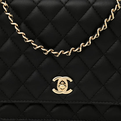 Chanel Lambskin Quilted Fantasy Pearl Flap Black 7 of 11