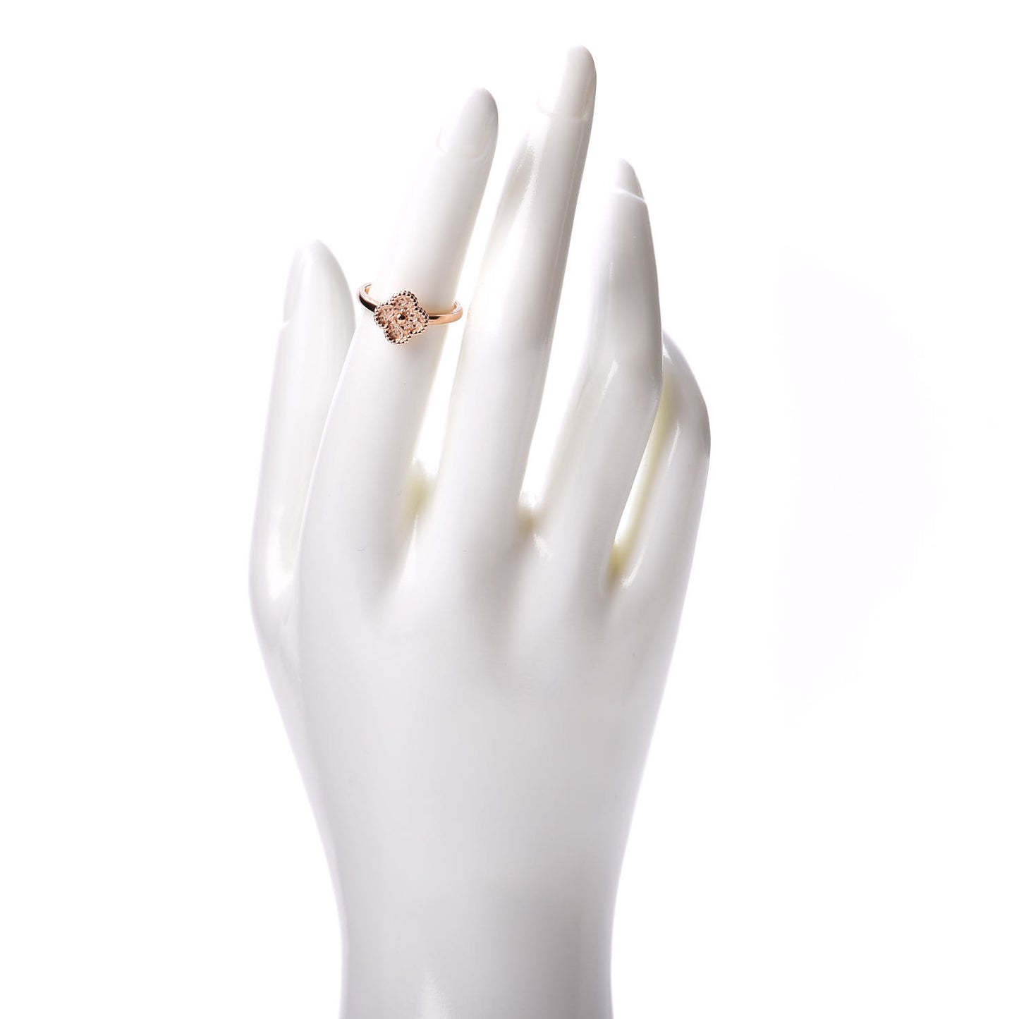 18K Rose Gold Sweet Alhambra Ring 49 4.75