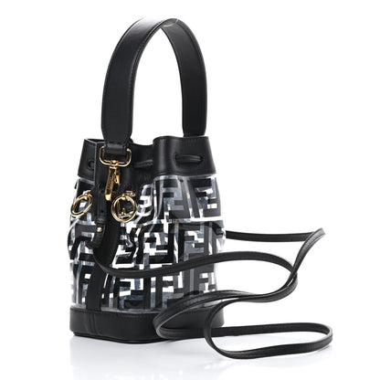 Fendi TPU FF Vitello Grace F is Fendi Mini Mon Tresor Bucket Bag Black 3 of 10
