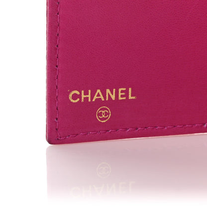 Chanel Caviar Timeless CC French Wallet Dark Pink 6 of 8