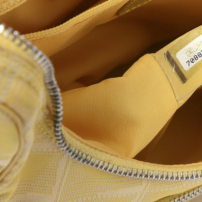 Chanel Nylon Travel Backpack Yellow 6 of 11