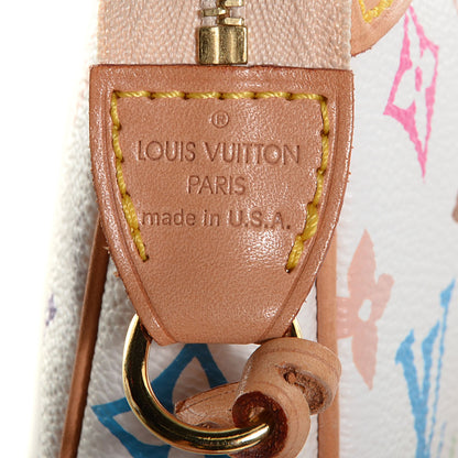 Louis Vuitton Monogram Multicolor Pochette Accessories White 8 of 8