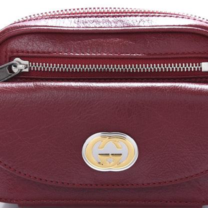 Gucci Fluffy Calfskin Mini Morpheus Belt Bag 70 28 Red 8 of 12