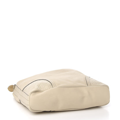 Gucci Calfskin Guccissima Trim Large Signoria Hobo Ivory 3 of 8