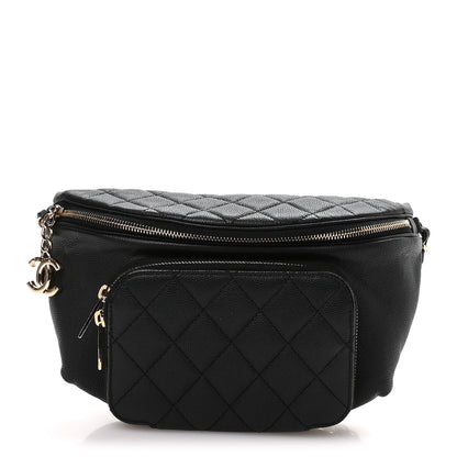 Chanel Caviar Quilted Business Affinity Waist Belt Bag Black 1 of 10