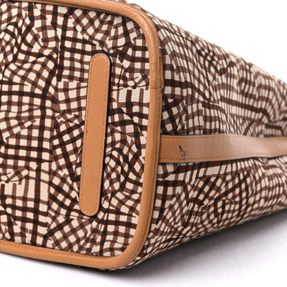 MCM Visetos Large Liz Reversible Shopper Tote Cognac 13 of 15