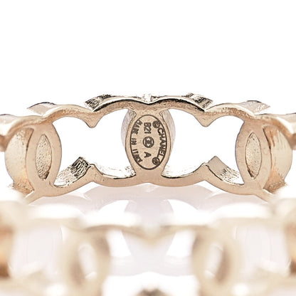 Chanel Metal CC Ring 6 52 Gold 4 of 6