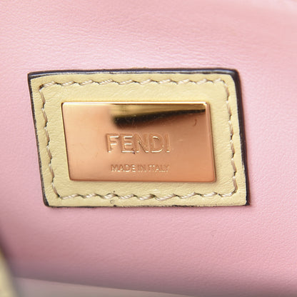 Fendi Vitello Dolce Century Petite 2Jours Tote Cedro Bubblegum 4 of 10