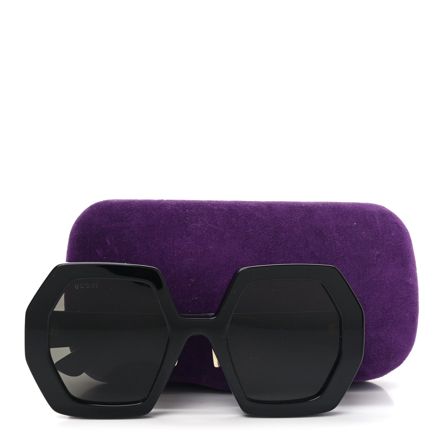 Acetate Square Sunglasses GG0772S Black