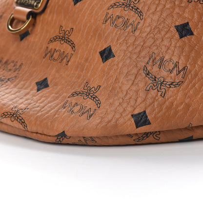 MCM Visetos Medium Fusten Belt Bag Cognac 10 of 10
