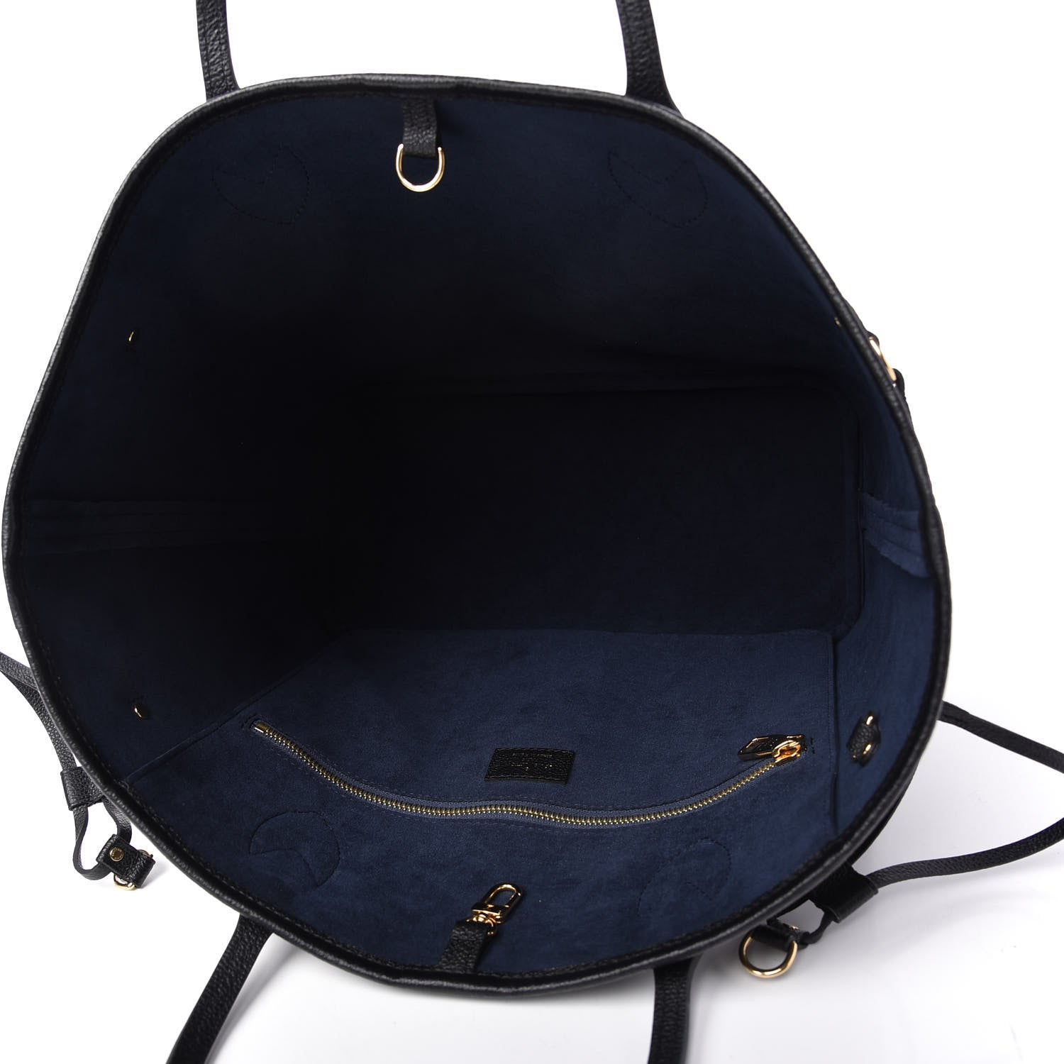 Louis Vuitton Empreinte Monogram Giant Neverfull MM Black 5 of 9