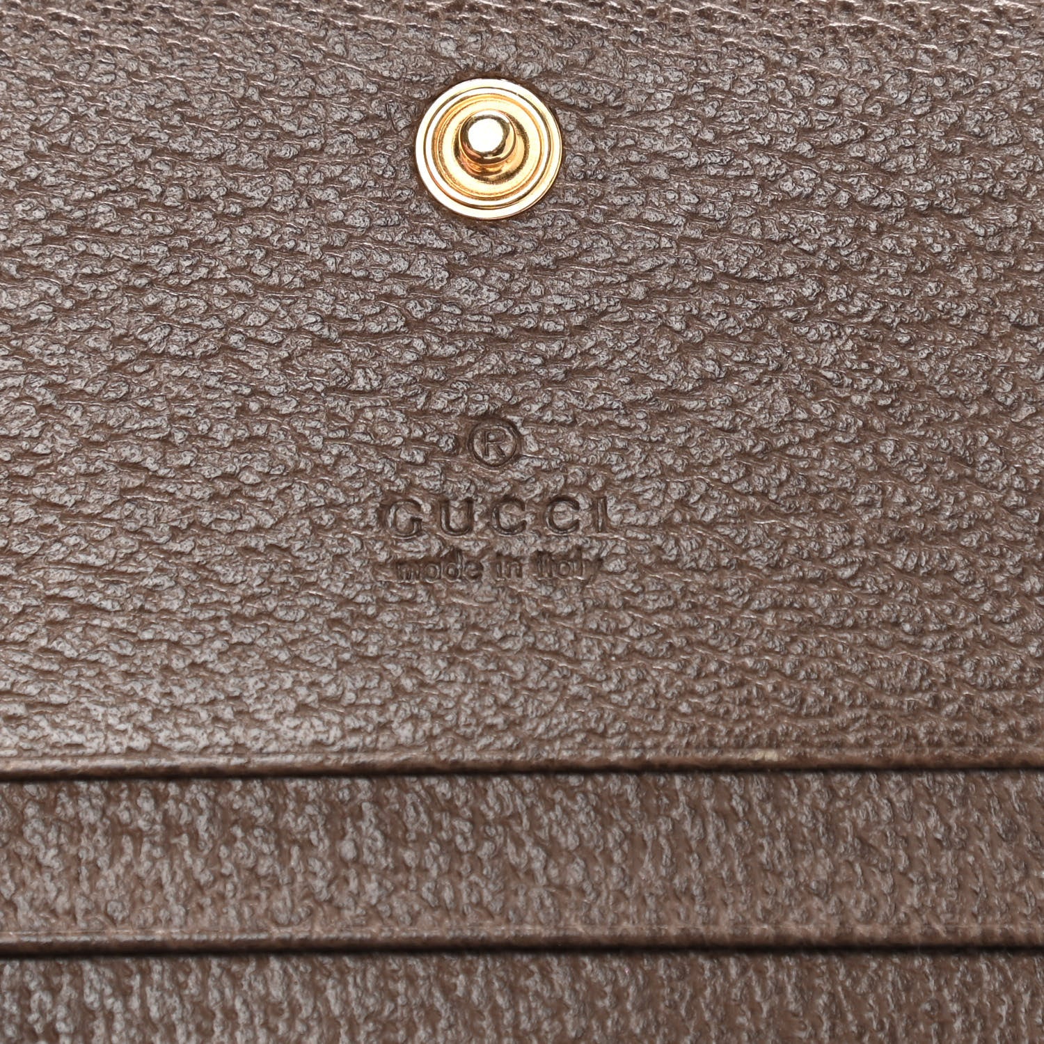Gucci GG Supreme Monogram Web Ophidia Card Case Beige New Acero 6 of 7