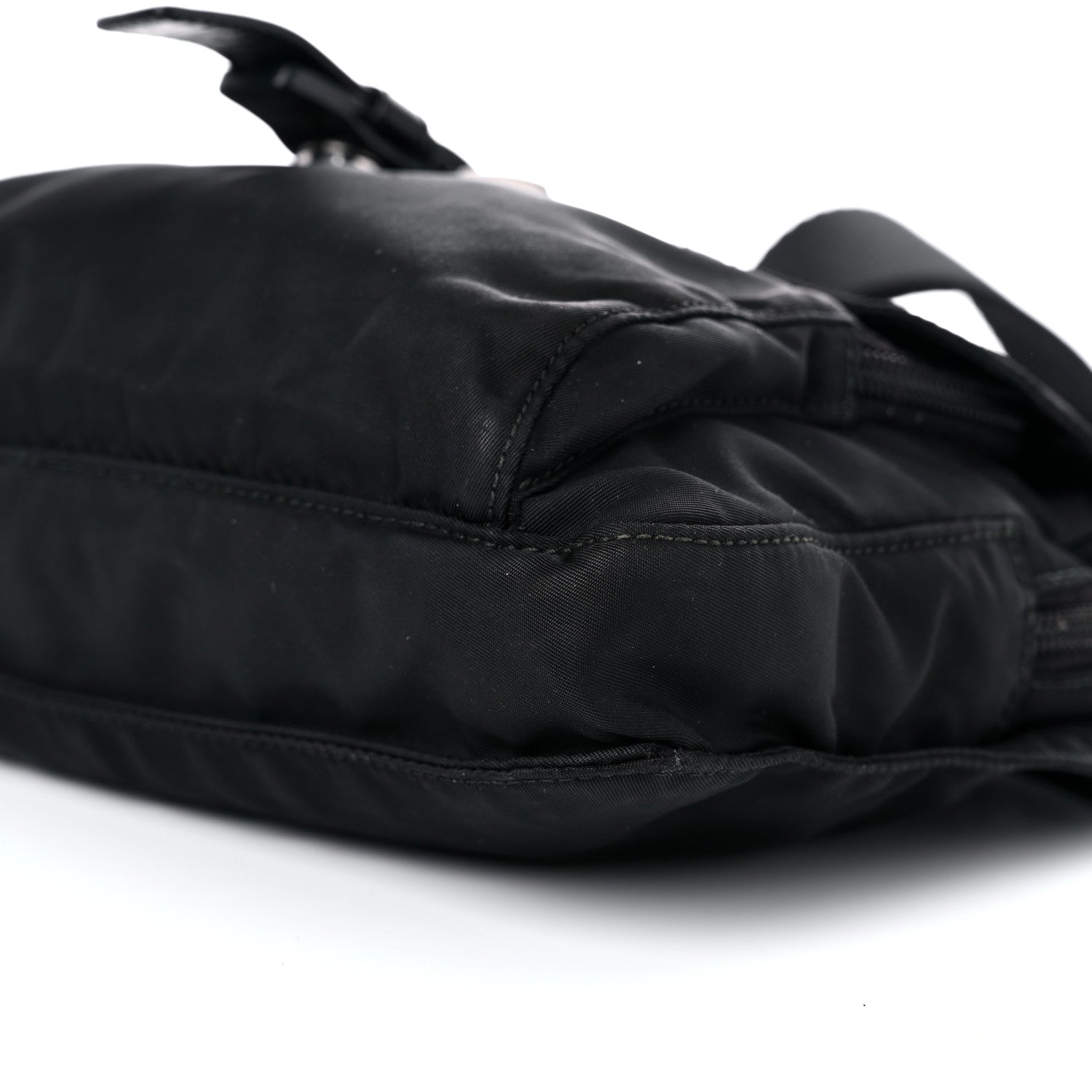 Prada Nylon Messenger Bag Black 8 of 14