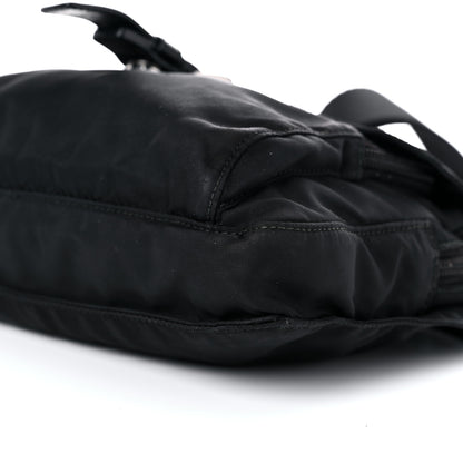 Prada Nylon Messenger Bag Black 8 of 14