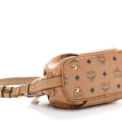 MCM Visetos Baguette Bag Cognac 8 of 12