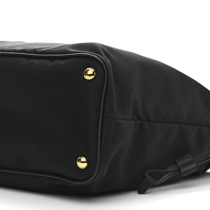 Prada Tessuto Nylon Saffiano Shopping Tote Black 11 of 11