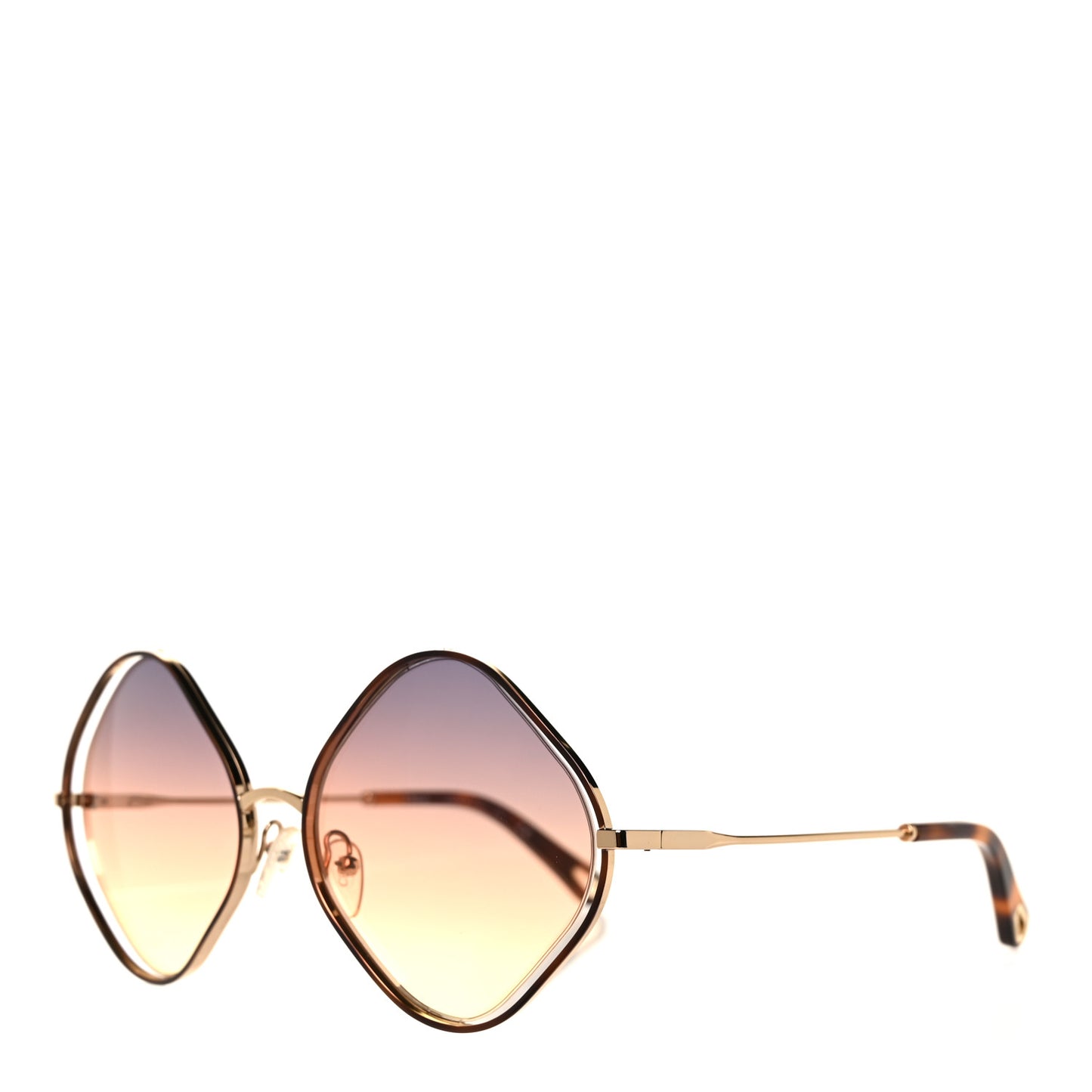 Metal Oversized Sunglasses CE159S Gold