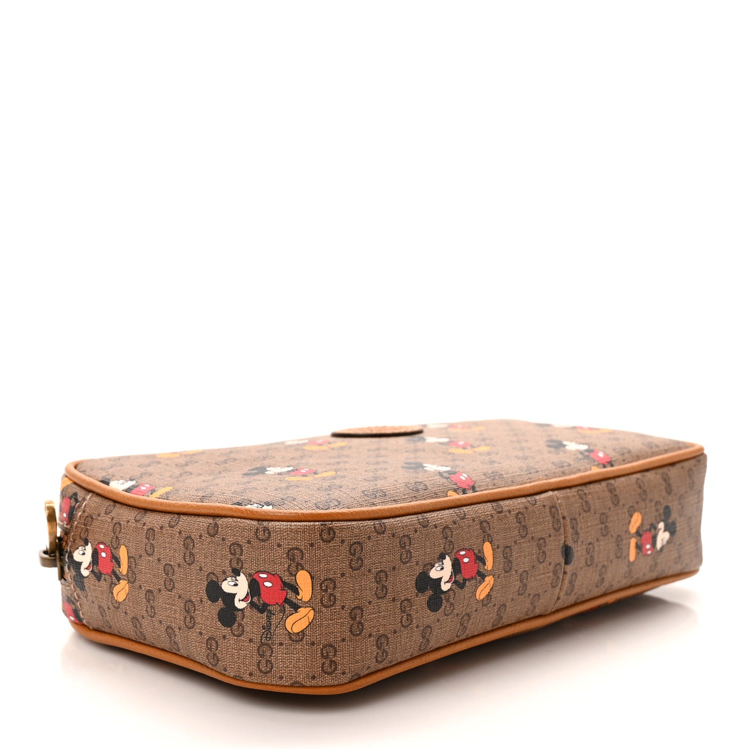 Gucci X DISNEY Mini Vintage GG Supreme Monogram Mickey Mouse Small Belt Bag 90 36 90/36 Beige Vintage Sun Oil 4 of 10