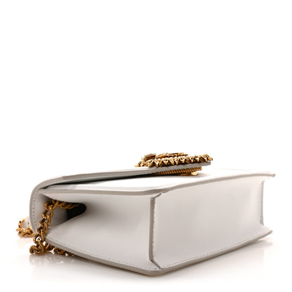Dolce & Gabbana Smooth Calfskin Small Devotion Envelope Top Handle Bag White 4 of 9