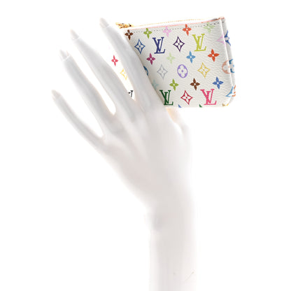 Louis Vuitton LV X TM Monogram Multicolor Key Pouch White 2 of 8