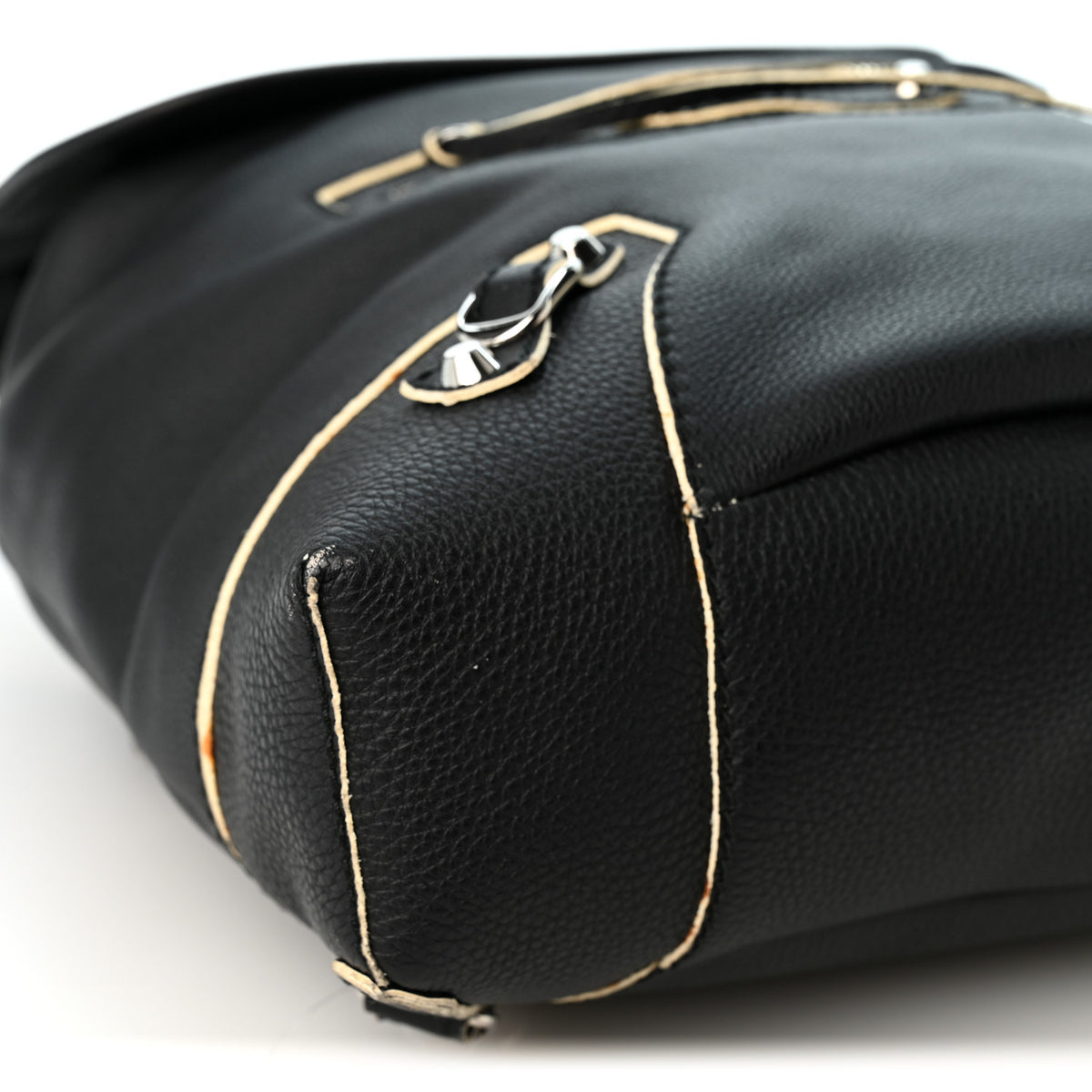 Balenciaga Veau Classic Silver Hardware Traveler Backpack Black 9 of 13