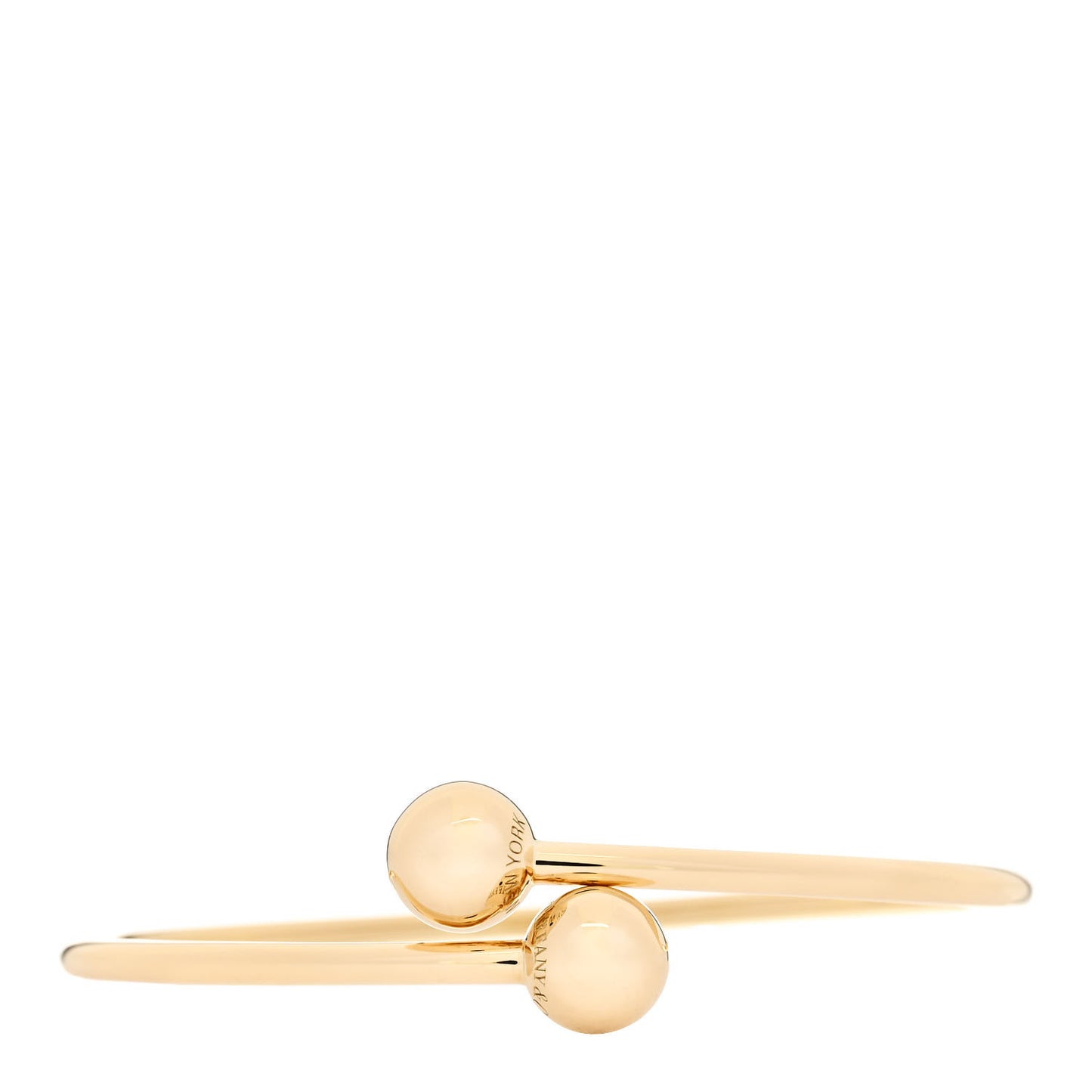 18K Yellow Gold 8mm HardWear Ball Bypass Bracelet