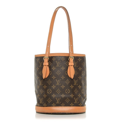 Louis Vuitton Monogram Petit Bucket 23 1 of 9