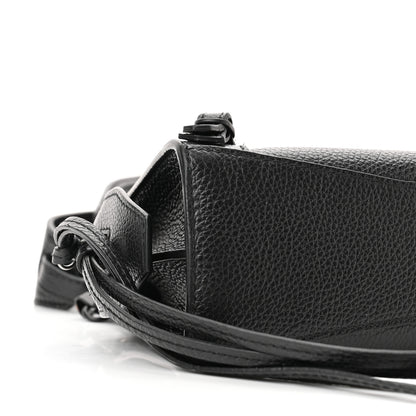 Balenciaga Grained Calfskin Neo Classic Black Hardware Nano City Crossbody Black 8 of 9