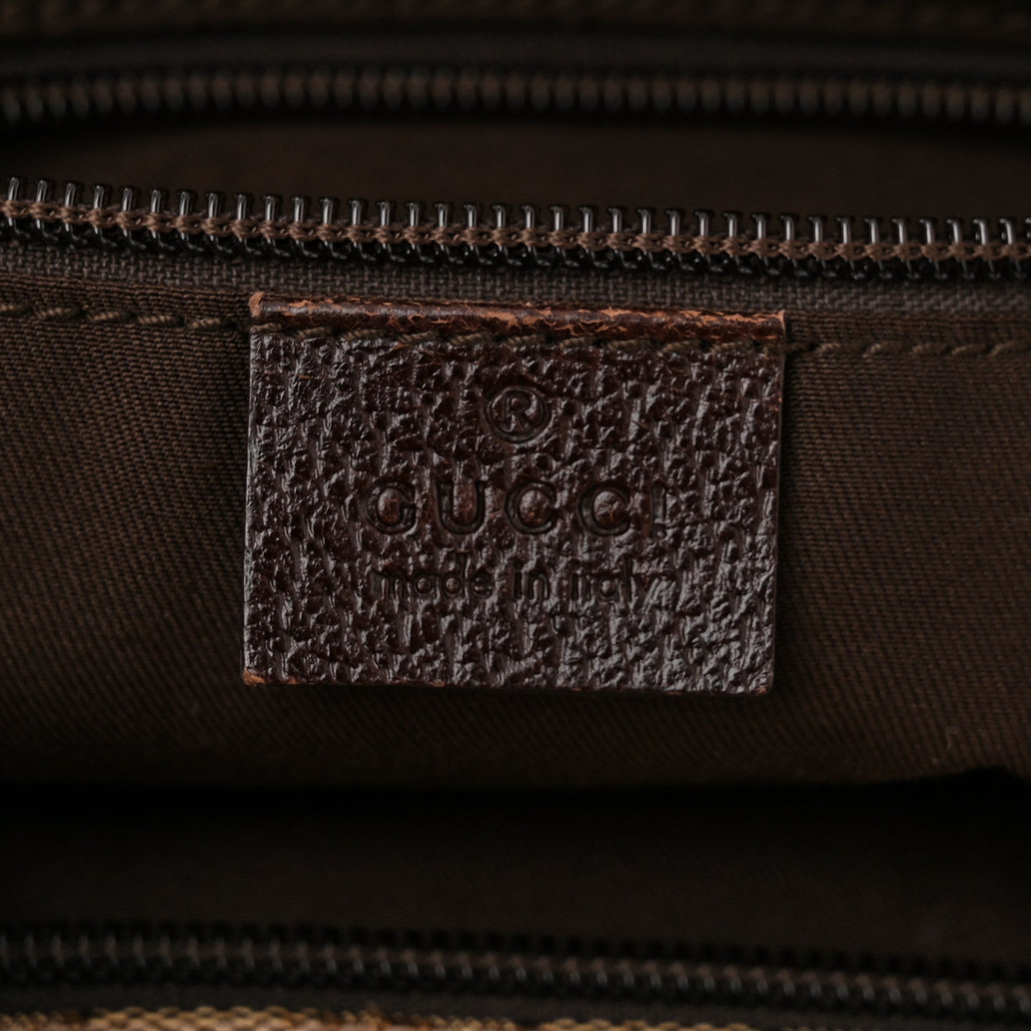 Gucci Monogram Web Medium Flat Messenger Bag Brown 6 of 10