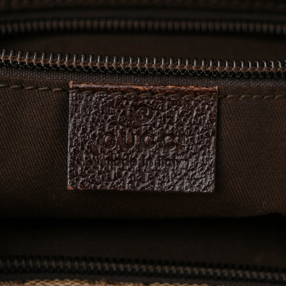 Gucci Monogram Web Medium Flat Messenger Bag Brown 6 of 10