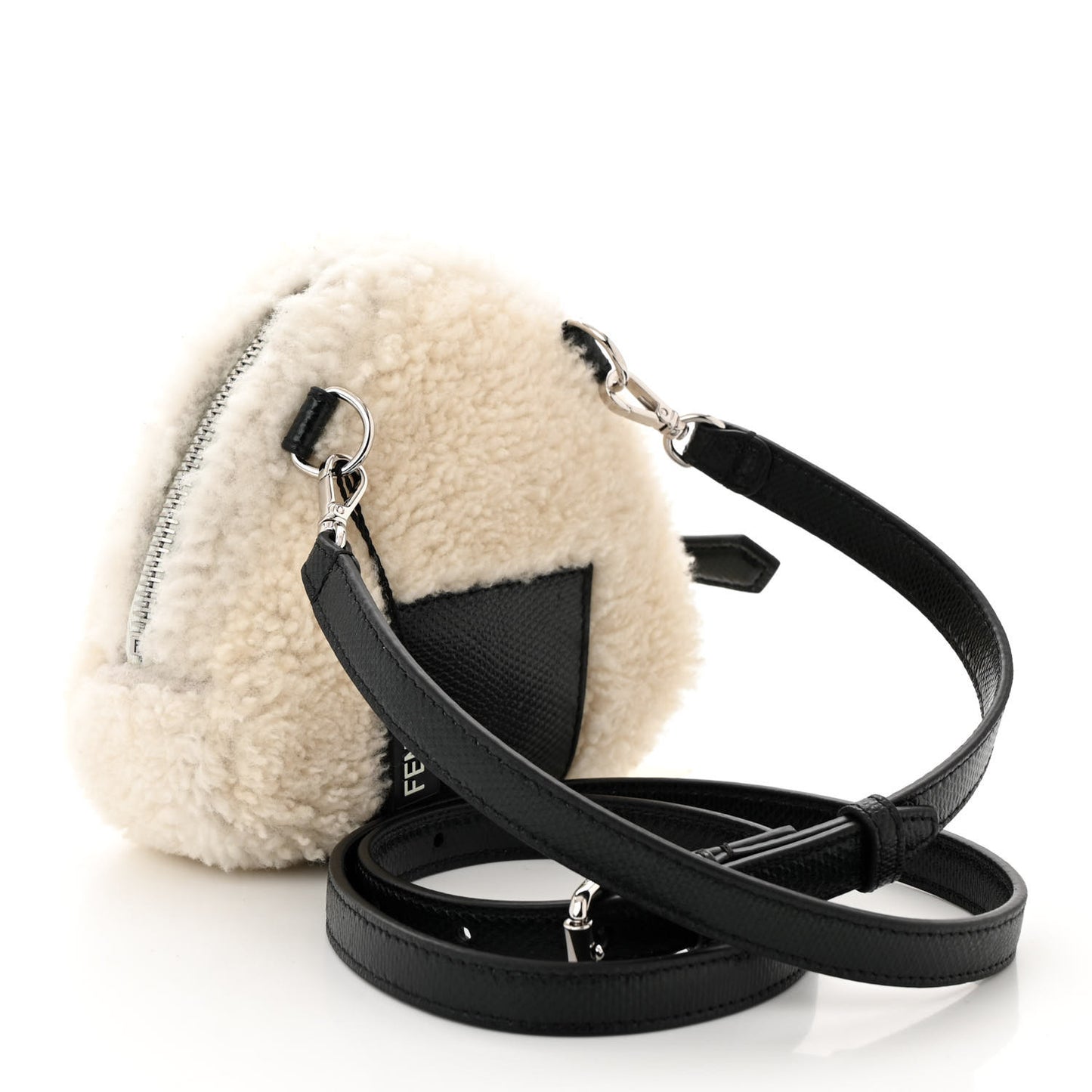 Sheepskin Karung Miniature Onigiri Bag White Ice Verde Alga