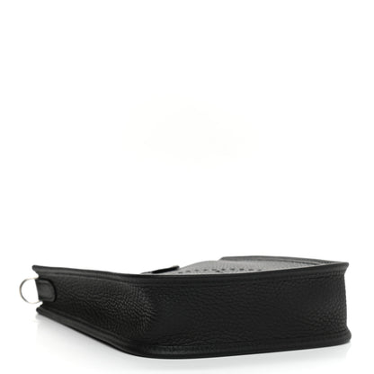 Hermes Taurillon Clemence Evelyne TPM Black 4 of 10