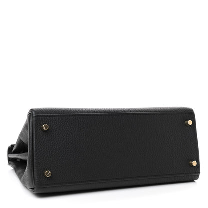 Hermes Togo Kelly Retourne 28 Black 3 of 11
