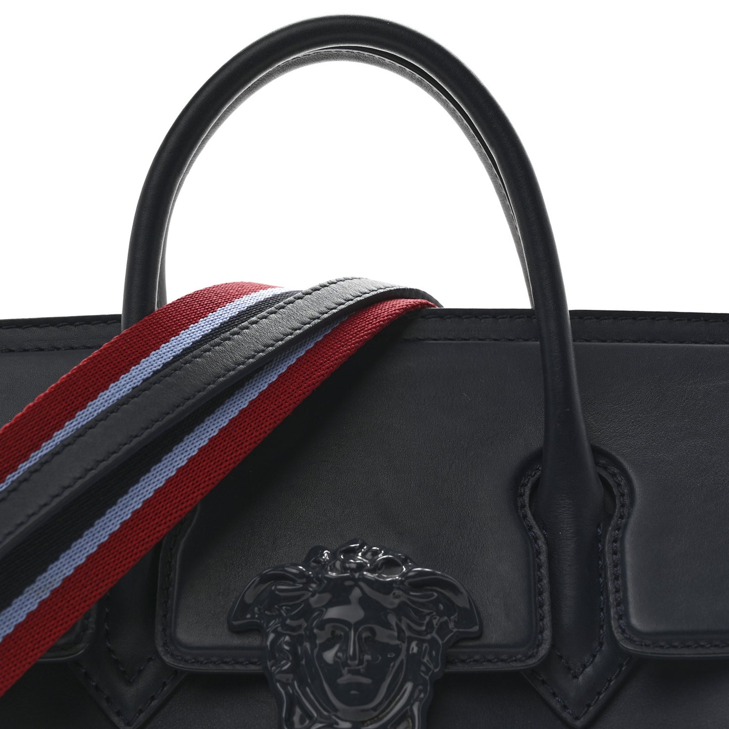 Calfskin Medium Palazzo Empire Bag Navy Blue