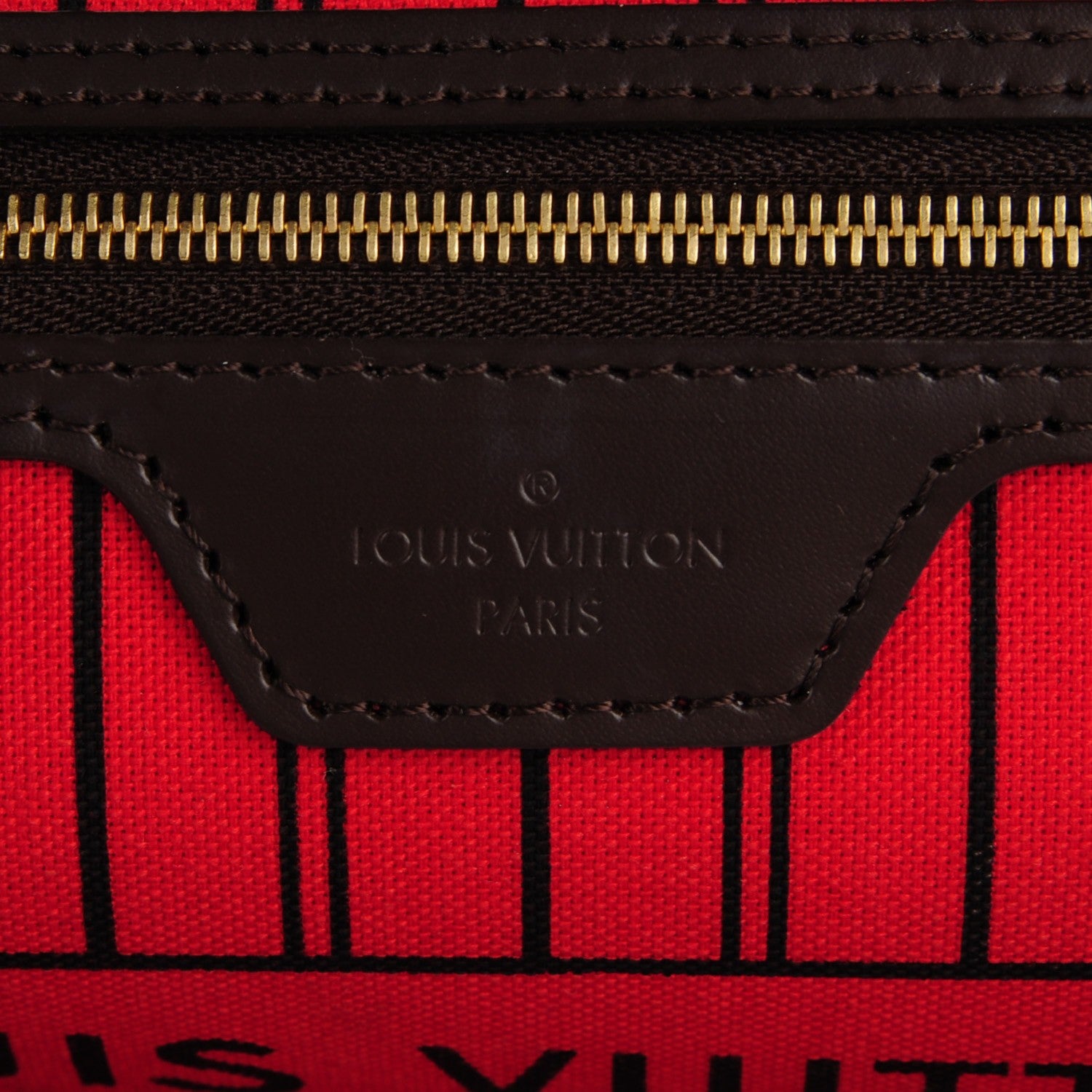 Louis Vuitton Damier Ebene Neverfull MM 7 of 8