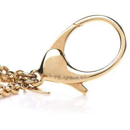 Louis Vuitton Fleur De Monogram Bag Charm Dore 3 of 4