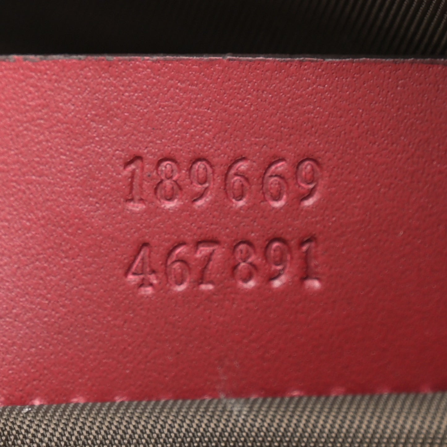 GG Monogram Medium Web Handle Vertical Tote Red