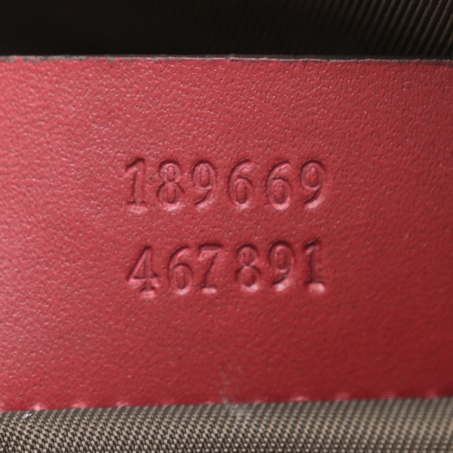 Gucci GG Monogram Medium Web Handle Vertical Tote Red 7 of 10