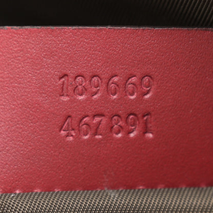 Gucci GG Monogram Medium Web Handle Vertical Tote Red 7 of 10