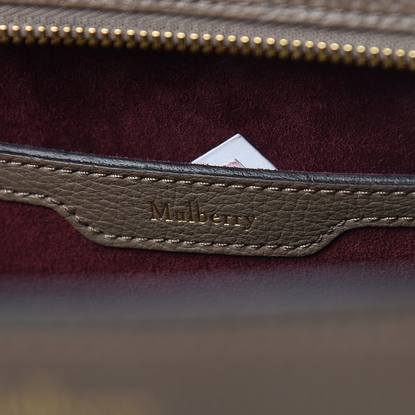 Small Classic Grain Small Bayswater Zip Tote Clay