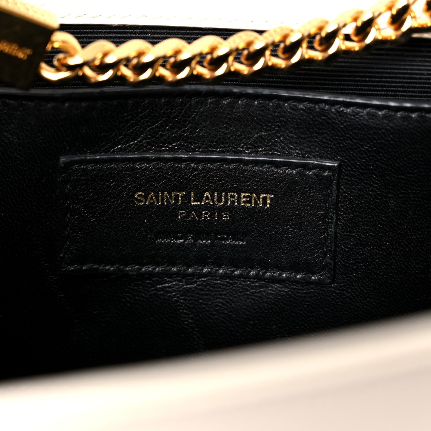 Grain De Poudre Small Monogram Kate Satchel Crema Soft