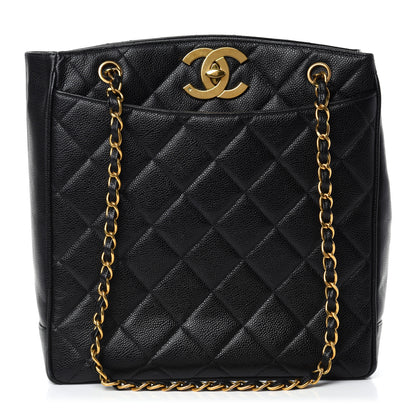 Chanel Caviar Quilted Shoulder Bag Black 1 of 13