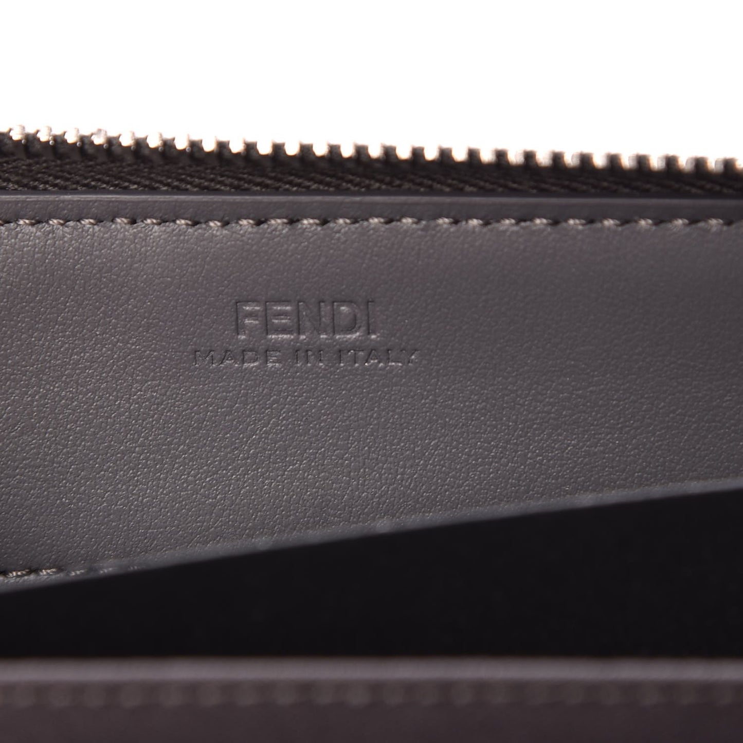 Vitello Liberty Studded Zip Around Wallet Asfalto Multicolor